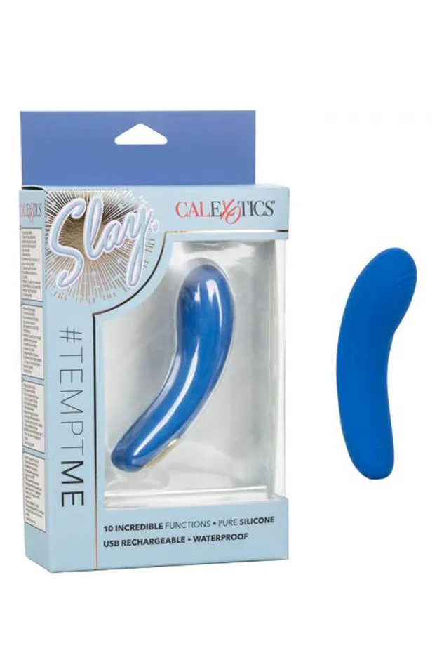 Cal Exotics Slay TemptMe Vibrator Blue Cal Exotics Vibrators