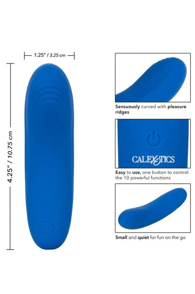 Cal Exotics Slay TemptMe Vibrator Blue Cal Exotics Vibrators