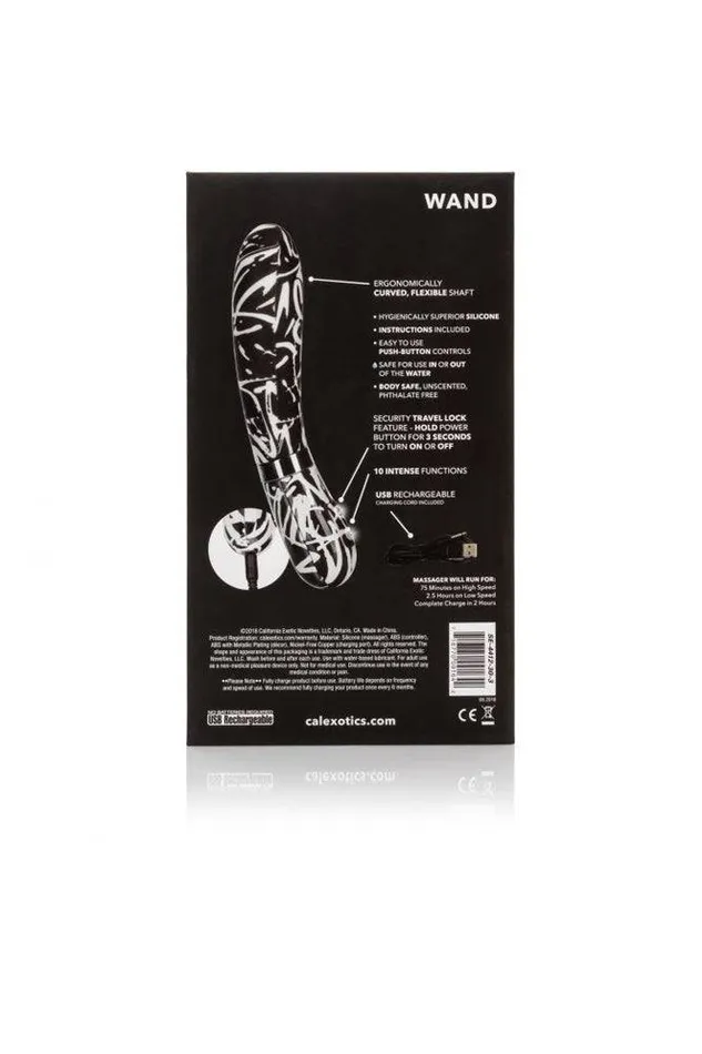 Cal Exotics Vibrators Cal Exotics Hype Wand Vibrator Black