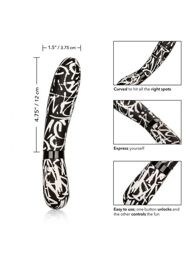 Cal Exotics Vibrators Cal Exotics Hype Wand Vibrator Black