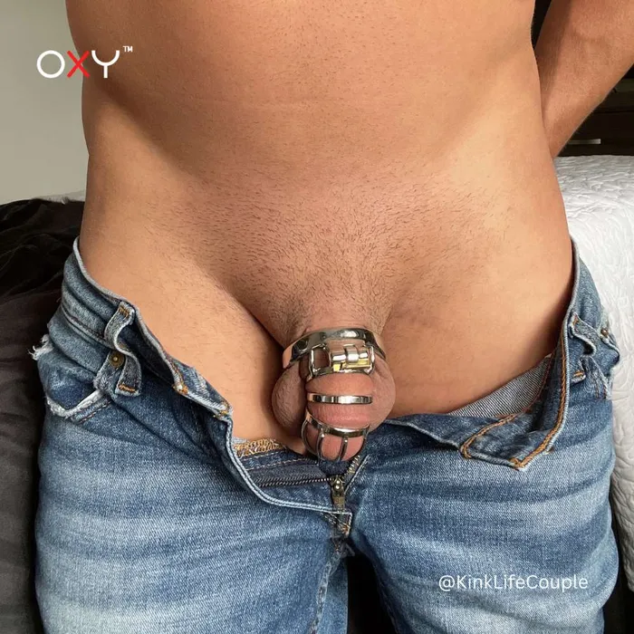 Chastity Discovery Set Locked in Steel Oxyshop Male Sex Toys