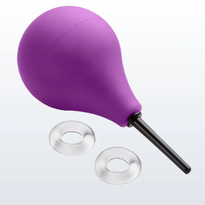 Cloud 9 Anal Cloud 9 Fresh Deluxe Anal Soft Tip Enema 76oz w EZ Squeeze Bulb 2 CRings