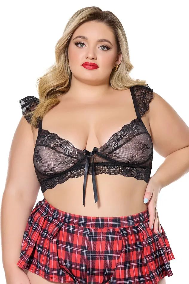Coquette 24321 Bralette Black Coquette Anal