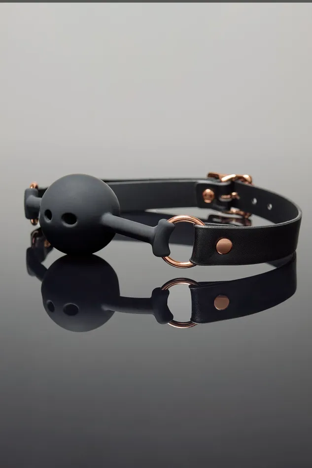 Coquette Vibrators Coquette Pleasure Collection 24604 Ball Gag Black