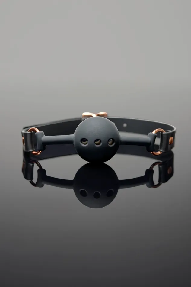 Coquette Vibrators Coquette Pleasure Collection 24604 Ball Gag Black
