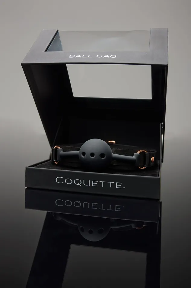 Coquette Vibrators Coquette Pleasure Collection 24604 Ball Gag Black