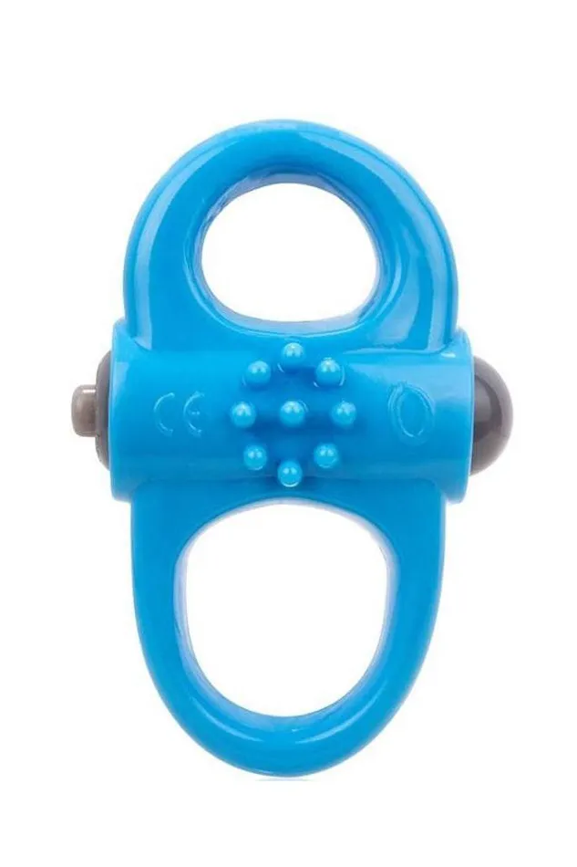 Couples Screaming O Yoga Vibrating Cock Ring Blue Screaming O