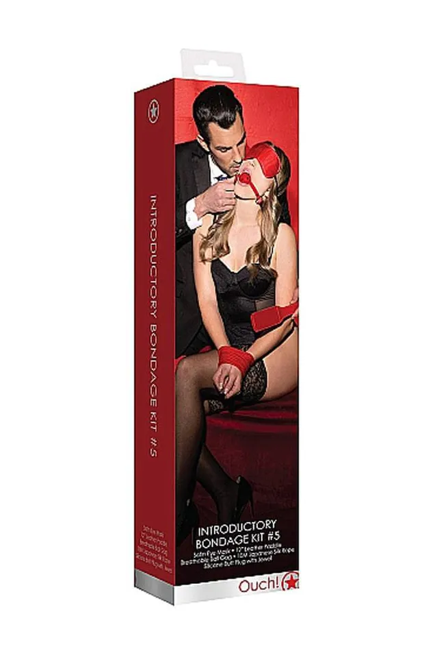 Couples Shots Toys Ouch by Shots Toys Introductory Bondage Kit 5 Red
