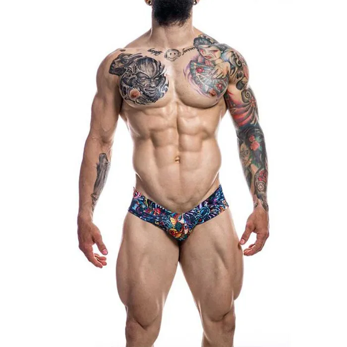 CUT 4 MEN Mens Underwear C4M High Cut Cheeky Brief Provocative Tattoo