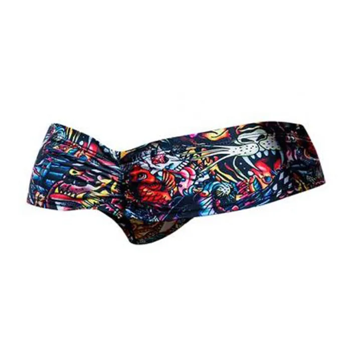 CUT 4 MEN Mens Underwear C4M High Cut Cheeky Brief Provocative Tattoo