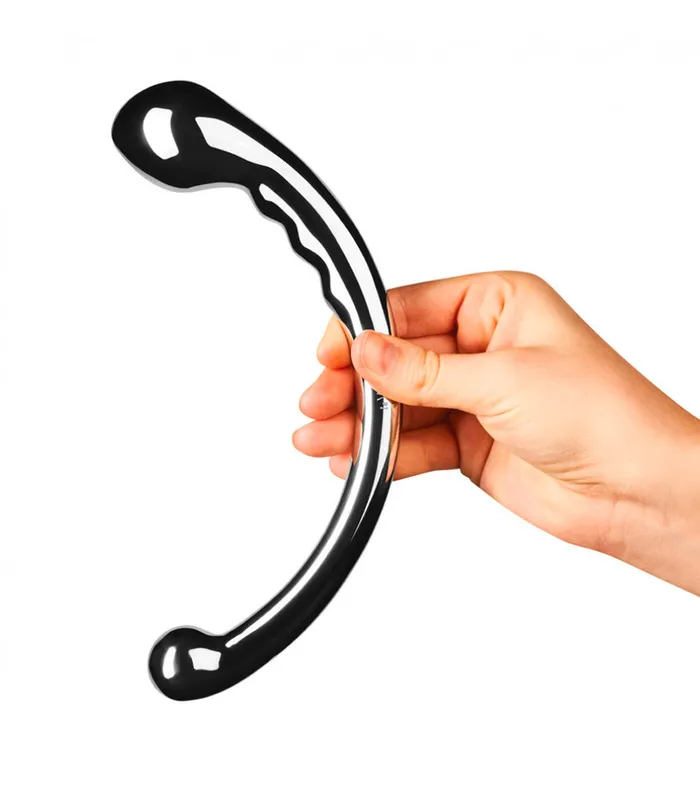 Dildos Le Wand Hoop Stainless Steel Double Dildo