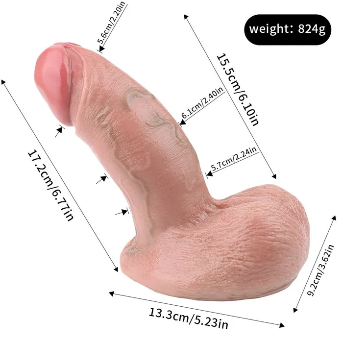Dildos The Overachiever Real Looking Dildo FAAK