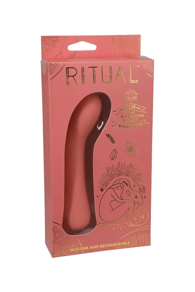 Doc Johnson Vibrators Doc Johnson Ritual Zen GSpot Vibrator Coral