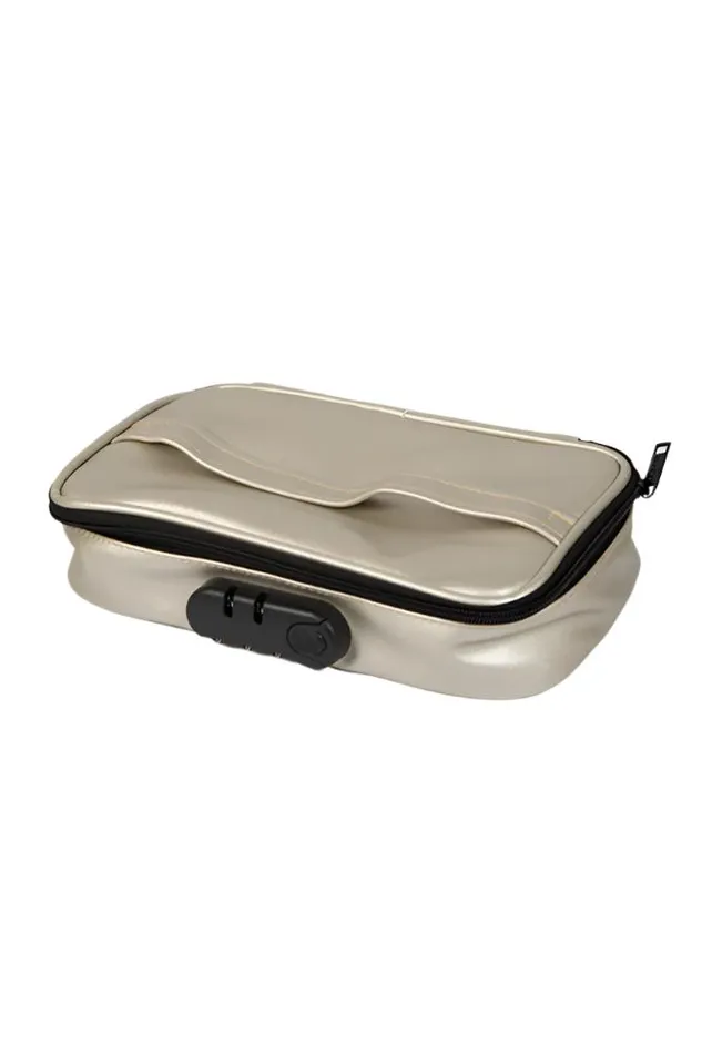 Dorcel Discreet Lockable Storage Box Luxury Gold Lovely Planet Vibrators