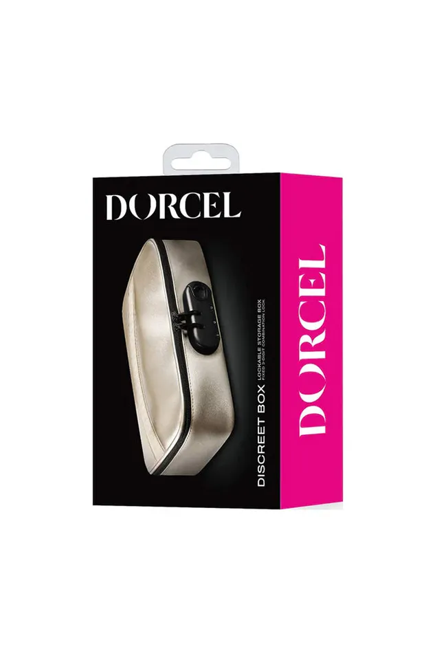Dorcel Discreet Lockable Storage Box Luxury Gold Lovely Planet Vibrators