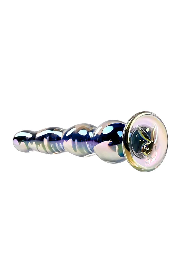 Evolved Dildos Playboy Jewels Wand Glass Dildo Multicolour