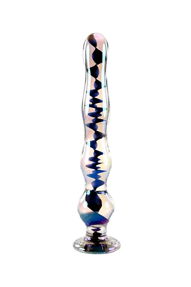 Evolved Dildos Playboy Jewels Wand Glass Dildo Multicolour