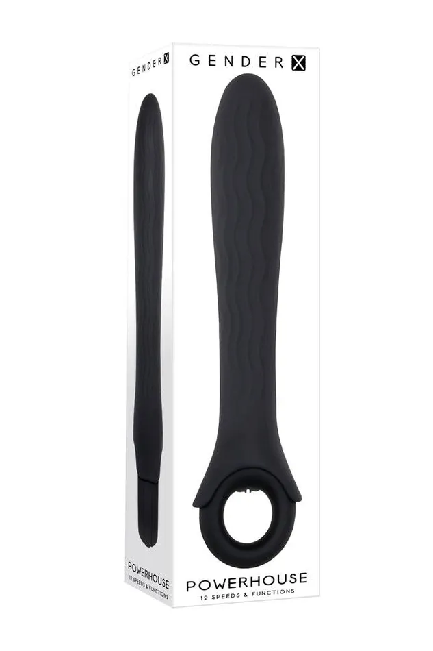 Evolved Gender X Powerhouse Vibrator Black Vibrators