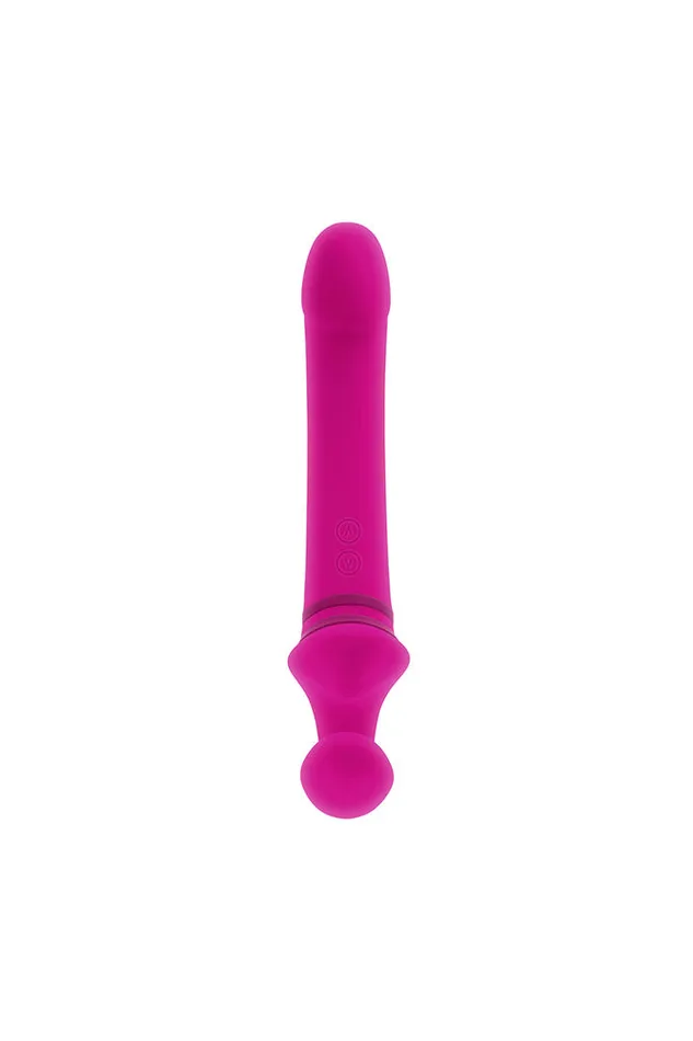 Female Sex Toys Evolved Gender X Sharing Is Caring Vibrating Strapless StrapOn Pink