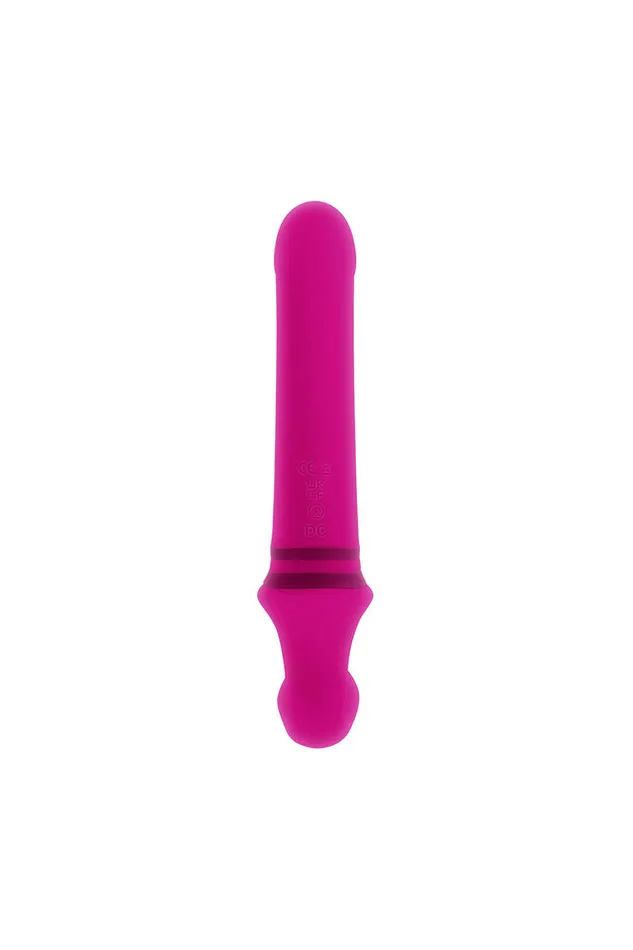 Female Sex Toys Evolved Gender X Sharing Is Caring Vibrating Strapless StrapOn Pink