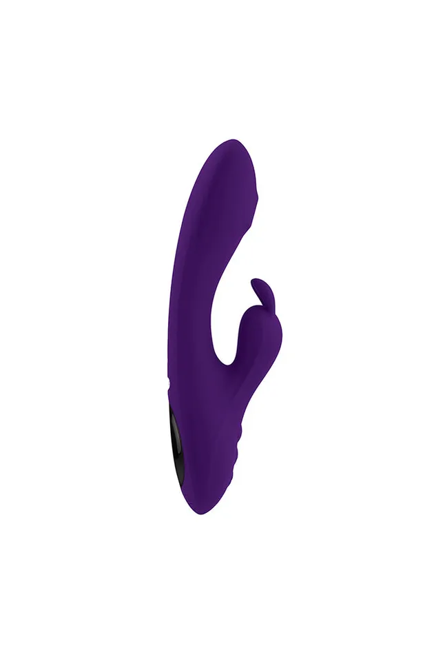 Female Sex Toys Evolved Playboy On Repeat Beaded Tip Rabbit Vibrator Purple