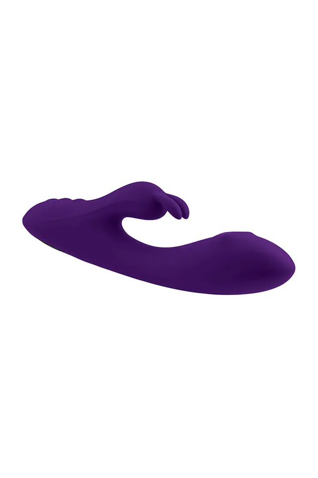 Female Sex Toys Evolved Playboy On Repeat Beaded Tip Rabbit Vibrator Purple