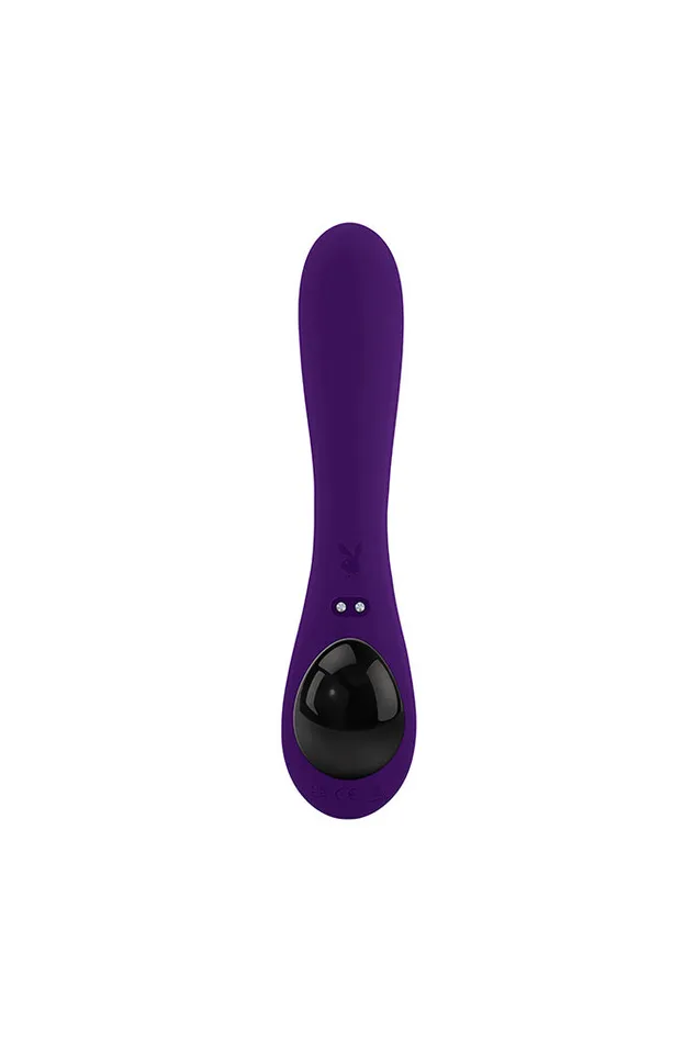 Female Sex Toys Evolved Playboy On Repeat Beaded Tip Rabbit Vibrator Purple