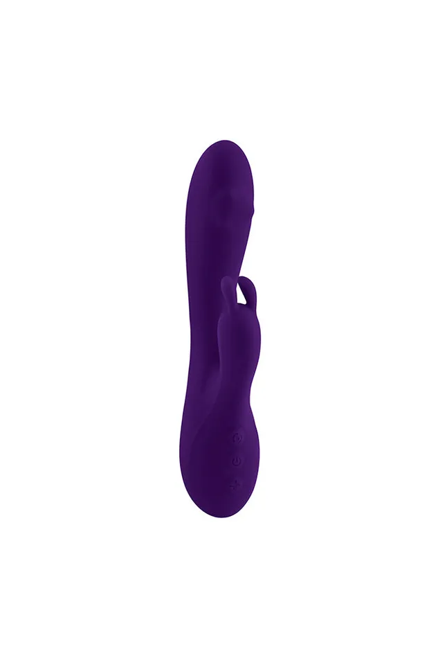 Female Sex Toys Evolved Playboy On Repeat Beaded Tip Rabbit Vibrator Purple