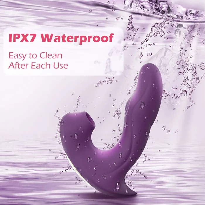 Female Sex Toys G spot Vibrator with Tapping Vibration Licking Modes Amovibe