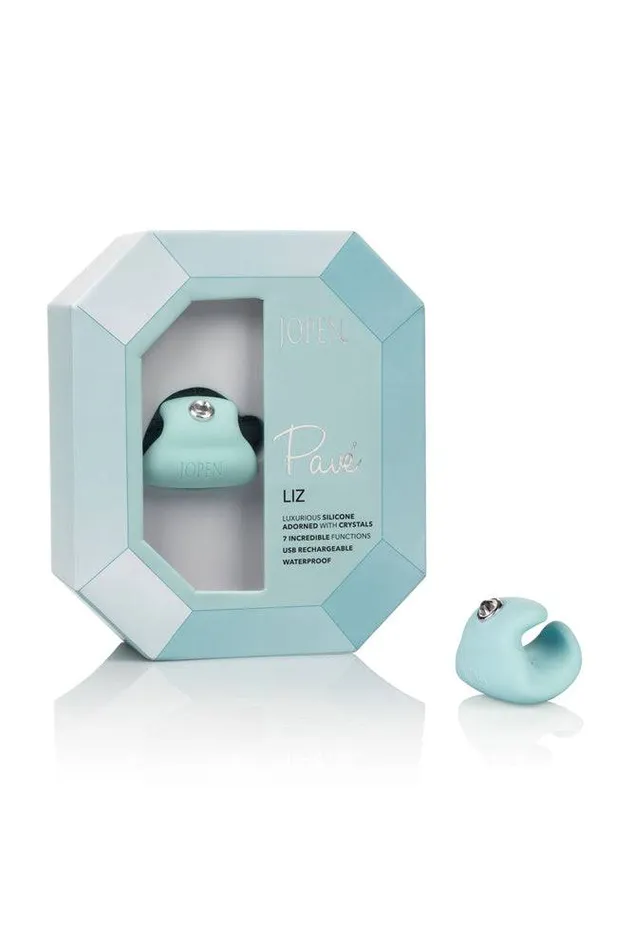 Female Sex Toys Jopen Jopen Pav Liz Crystal Adorned Finger Massager