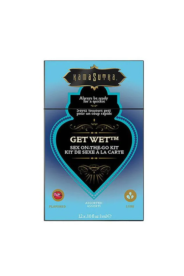 Female Sex Toys Kama Sutra Kama Sutra Get Wet OnTheGo Sex Lubricant Kit