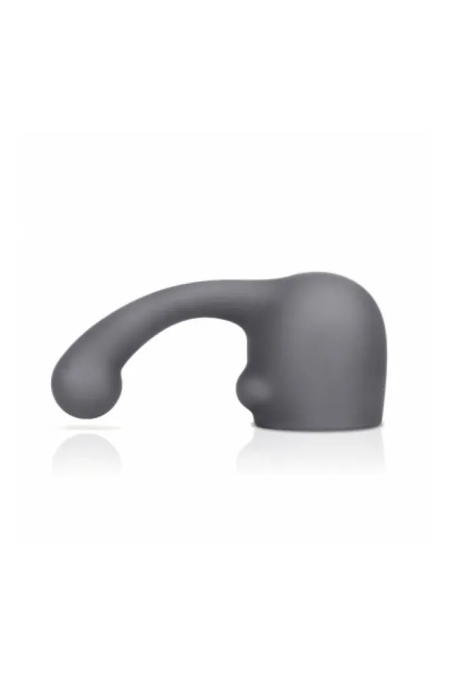 Female Sex Toys Le Wand Le Wand Curve Weighted Silicone Attachment Grey