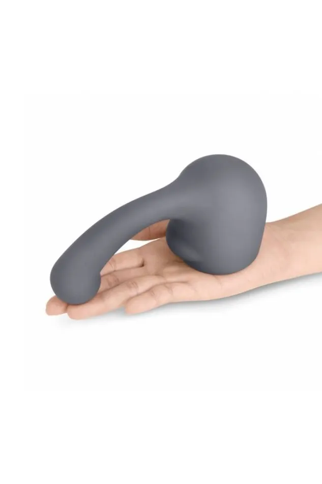 Female Sex Toys Le Wand Le Wand Curve Weighted Silicone Attachment Grey