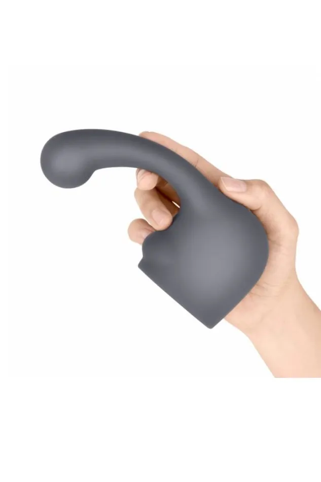 Female Sex Toys Le Wand Le Wand Curve Weighted Silicone Attachment Grey