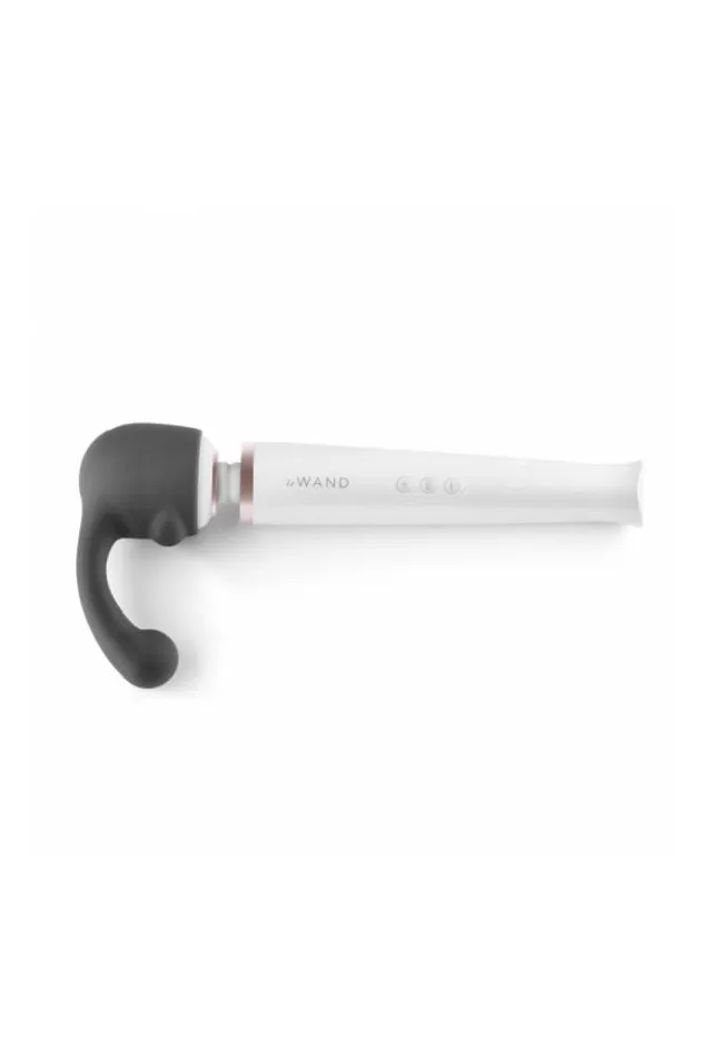 Female Sex Toys Le Wand Le Wand Curve Weighted Silicone Attachment Grey