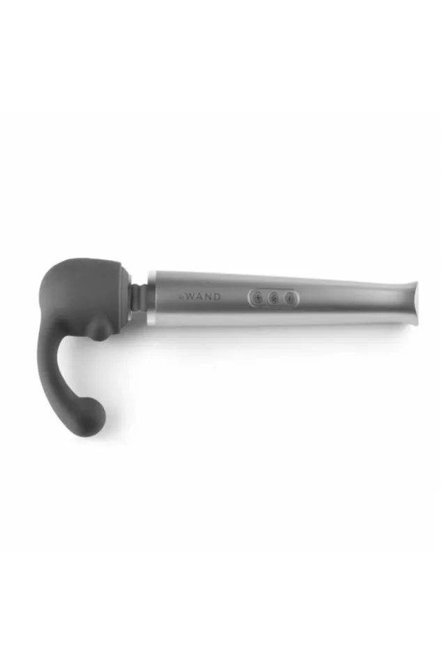 Female Sex Toys Le Wand Le Wand Curve Weighted Silicone Attachment Grey