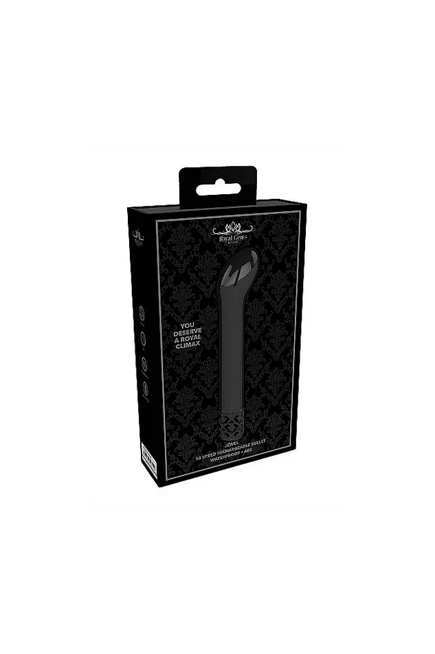 Female Sex Toys Shots Toys Shots Royal Gems Jewel Rechargeable Bullet Vibrator Gunmetal