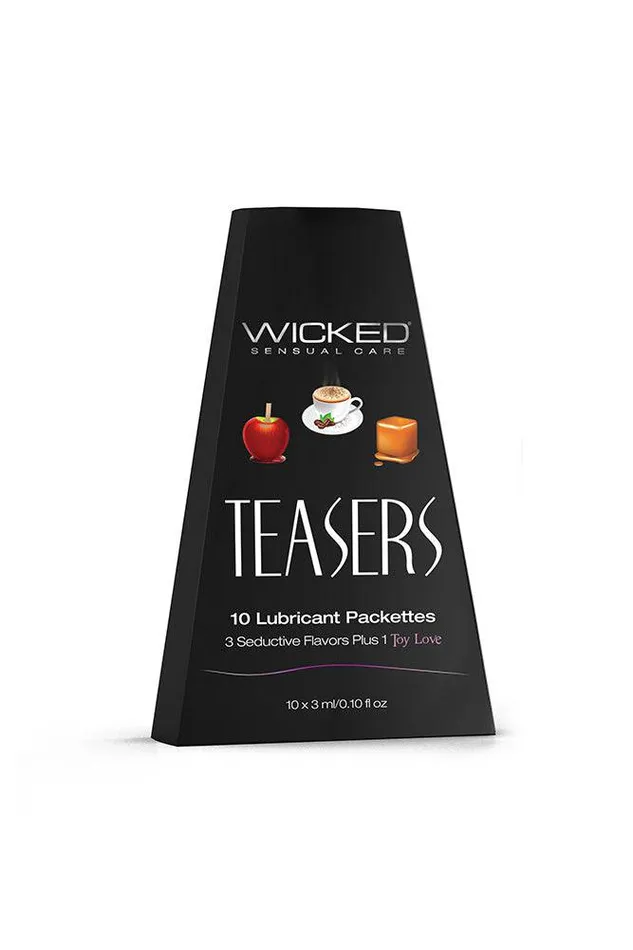 Female Sex Toys Wicked Sensual Care Wicked Sensual Care Teasers Flavored Lube Samples 10 Packs Female Sex Toys Wicked Sensual Care Wicked Sensual Care Teasers Flavored Lube Samples 10 Packs