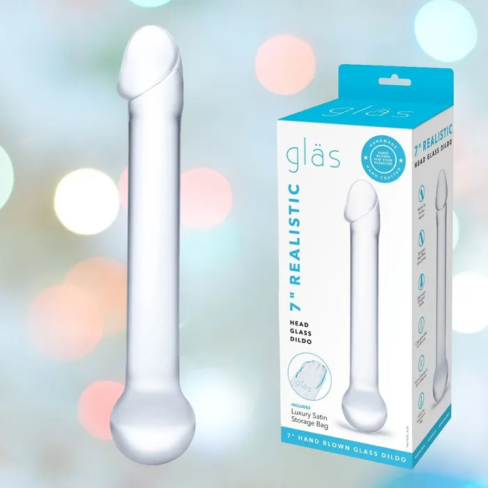 Gls 7 Realistic Head Glass Dildo Gls Dildos