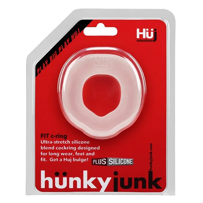 HunkyJunk Male Sex Toys HunkyJunk Fit Ergo Longwear Cock Ring Ice