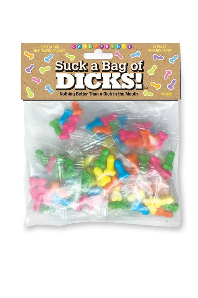 Little Genie Candyprints Suck a Bag of Dicks Candies 25 mini packs Little Genie Female Sex Toys Little Genie Candyprints Suck a Bag of Dicks Candies 25 mini packs Little Genie Female Sex Toys