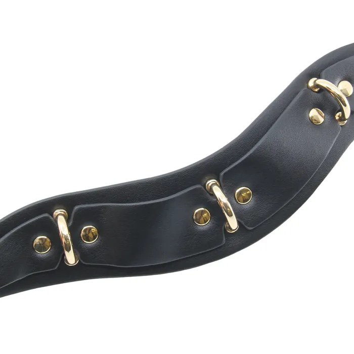 LOVE IN LEATHER Vibrators Love In Leather Faux Leather Posture Collar 071 Rose Gold