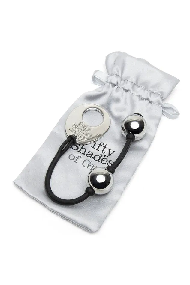 Lovehoney Fifty Shades of Grey Inner Goddess Mini Pleasure Weighted Kegel Balls Silver 85g Lovehoney Vibrators