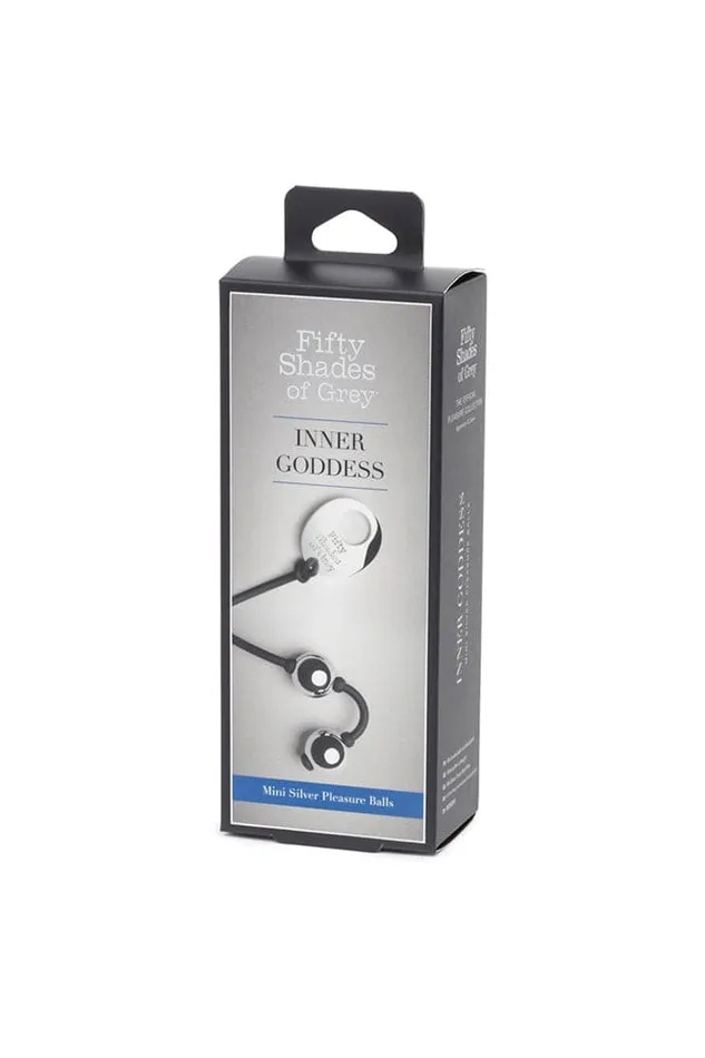 Lovehoney Fifty Shades of Grey Inner Goddess Mini Pleasure Weighted Kegel Balls Silver 85g Lovehoney Vibrators