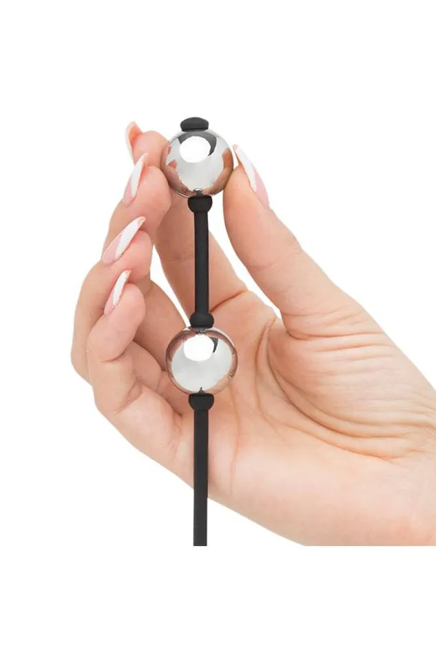 Lovehoney Fifty Shades of Grey Inner Goddess Mini Pleasure Weighted Kegel Balls Silver 85g Lovehoney Vibrators