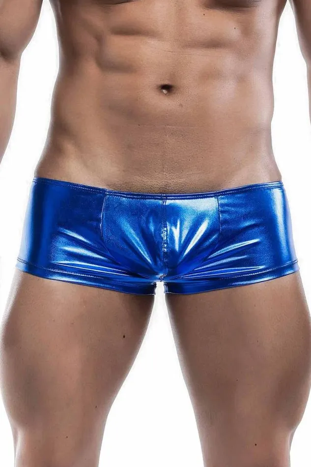 Male Basics Metallic Boxer Blue MBL42 Male Basics Vibrators