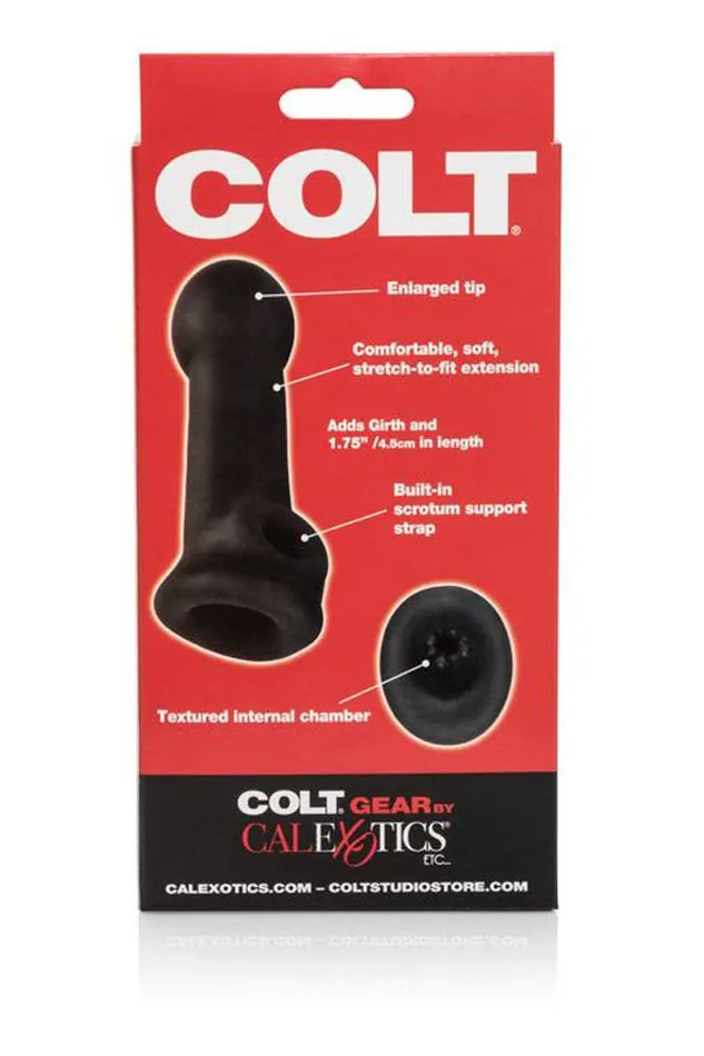 Male Sex Toys Cal Exotics Colt Slugger Penis Sleeve Black Cal Exotics