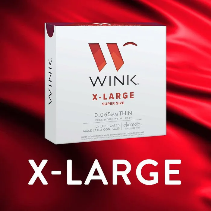 Male Sex Toys Okamoto Okamoto Wink XL Super Size Condoms