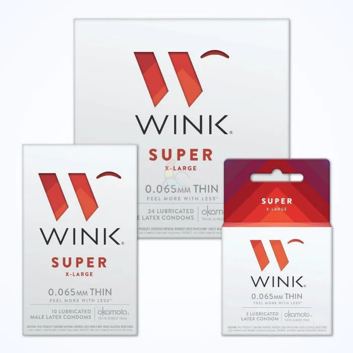 Male Sex Toys Okamoto Okamoto Wink XL Super Size Condoms