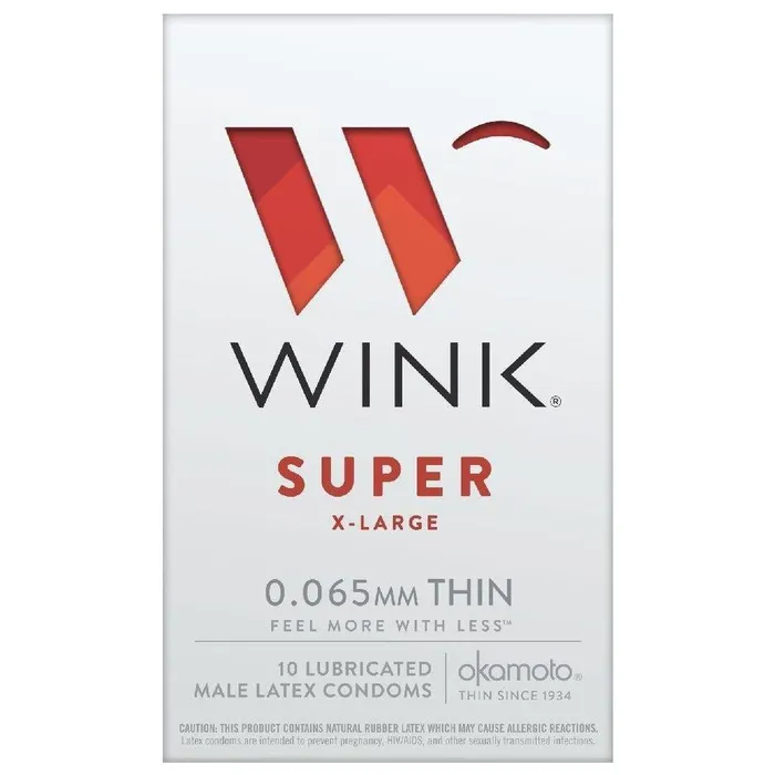 Male Sex Toys Okamoto Okamoto Wink XL Super Size Condoms